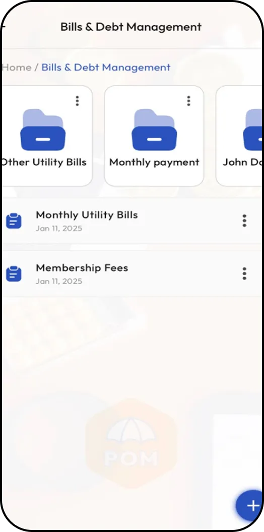 Bills & Debt Management